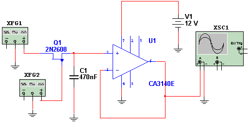 Sample and holding. 