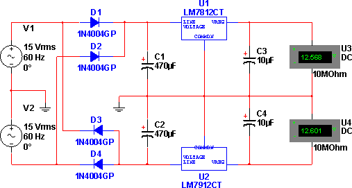 Fonte Simétrica Fonte Simétrica