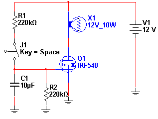 Interruptor Temporizado com FET Interruptor Temporizado com FET