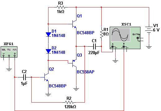 Amplificador Transistorizado BC<span class=