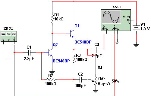 Amplificador de 1,5 V Amplificador de 1,5 V