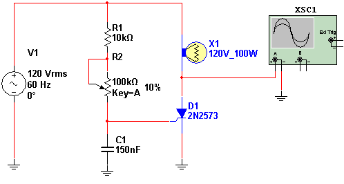  Dimmer com SCR 