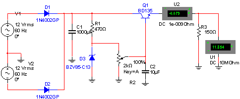 Fonte Variável com 1 Transistor Fonte Variável com 1 Transistor