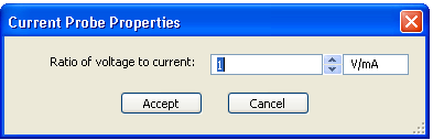 Tela de configuração da corrente. Tela de configuração da corrente.