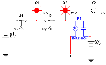 Porta NAND com Relé Porta NAND com Relé