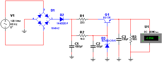  Fonte de 5 V x 100 mA 