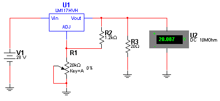 Regulador 1,2 V - 20 V x 1,5 A Regulador 1,2 V - 20 V x 1,5 A