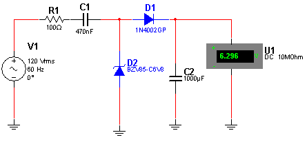  Fonte Sem Transformador de 3 a 12 V x 20 mA 