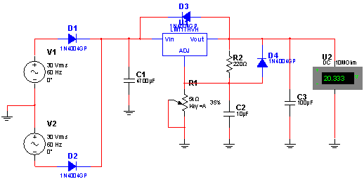 Fonte de 1,2 V a 28 V x 1,5 A Fonte de 1,2 V a 28 V x 1,5 A