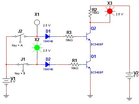  Porta NOR com Transistores 