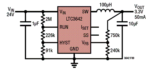 Redutor para 3,3 V x 50 mA Redutor para 3,3 V x 50 mA