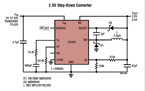 Circuito para 3,3 V 