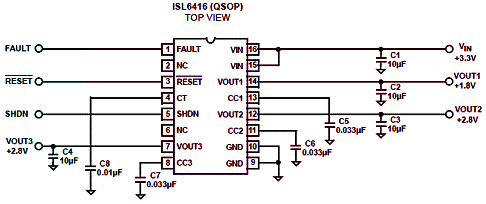 Circuito típico de aplicação. 