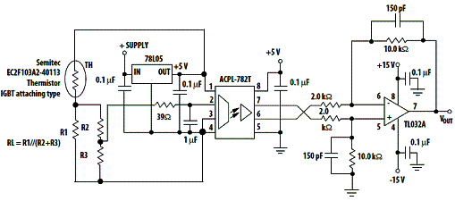 Aplicação com sensor de temperatura. 