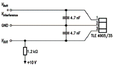 Circuito típico de sensor. Circuito típico de sensor.