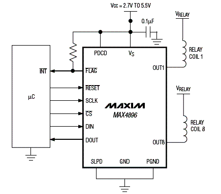  Circuito típico de aplicação. 