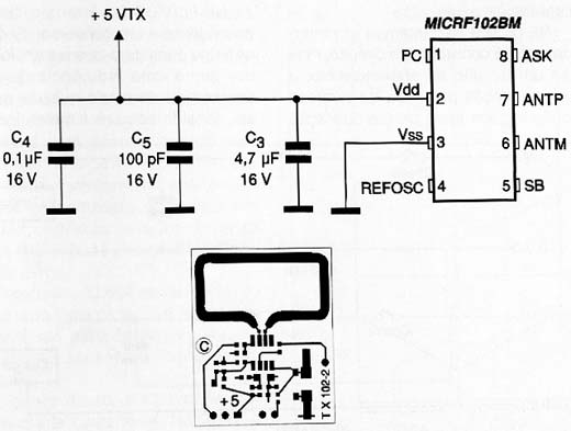 Circuito e placa para aplicação prática.
Circuito e placa para aplicação prática.