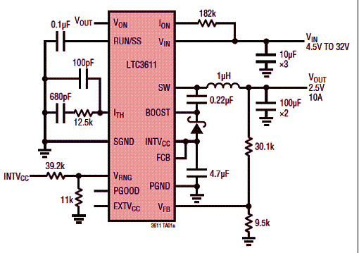 LTC3611
LTC3611