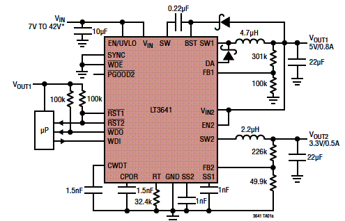 Figura 1- Circuito de aplicação 