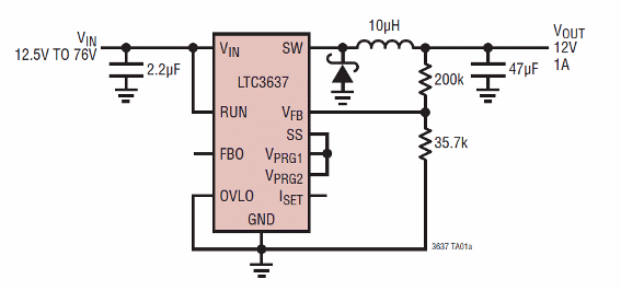 LTC3637
LTC3637