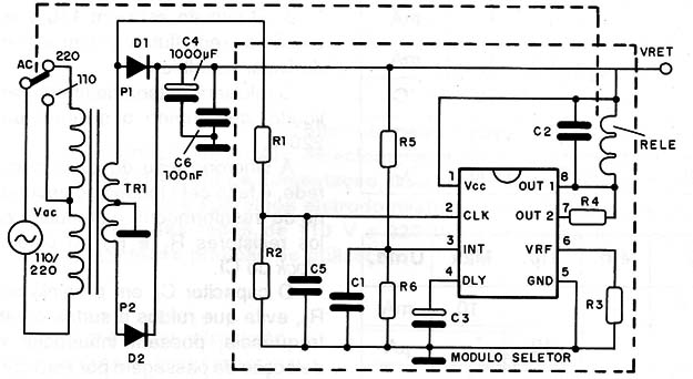 Figura 3 – Primeiro circuito de aplicação
