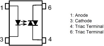 TLP265J Pin Assignments
TLP265J Pin Assignments