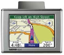 Display de imagem utilizado num GPS comum de uso automotivo. 