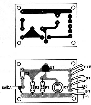    Figura 3 – Placa para a montagem
