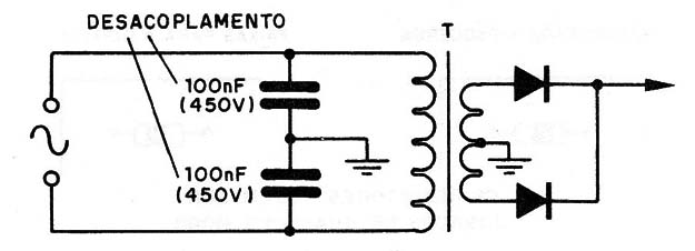Figura 4 – Desacoplando a fonte
Figura 4 – Desacoplando a fonte