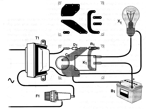 Figura 19 – Placa para a montagem
Figura 19 – Placa para a montagem