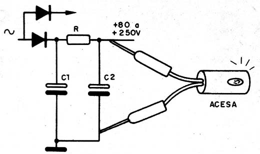 Figura 12 – Analisando uma fonte de alta tensão
Figura 12 – Analisando uma fonte de alta tensão