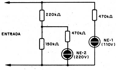Figura 14 – Voltímetro neon
