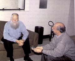 Newton C. Braga e Bob Pease em 2001. 