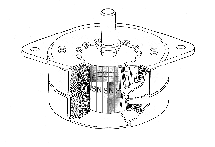 Figura 2 – Imagem de um motor de passo em corte obtida quando se utiliza o termo “stepping motor” na internet (Google – images)
