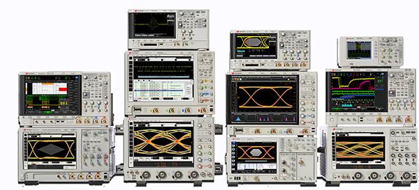 Linha de osciloscópio Keysight
