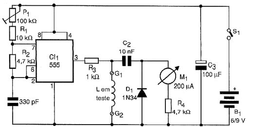 Diagrama elétrico do aparelho (medidor). Diagrama elétrico do aparelho (medidor).