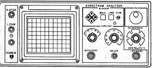 Analisador de espectro de 1 GHz da ICEL. Analisador de espectro de 1 GHz da ICEL.