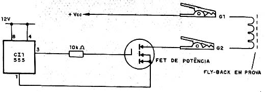 Adaptação para usar um FET de potência (POWER-FET) Adaptação para usar um FET de potência (POWER-FET)