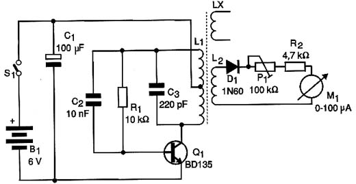 Diagrama do detector de curtos em bobinas. Diagrama do detector de curtos em bobinas.