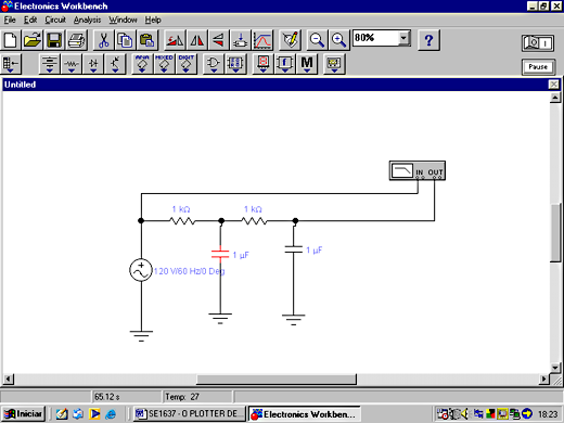 Figura 9 - (a) O circuito 