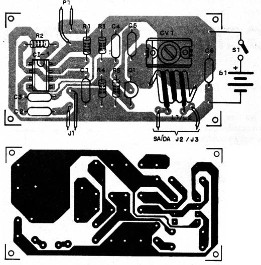 Figura 2 – Placa para a montagem
Figura 2 – Placa para a montagem