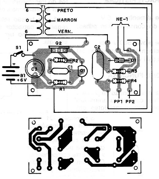 Figura 4 – Placa para a montagem
Figura 4 – Placa para a montagem