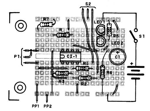 Figura 4 – Placa para a montagem
Figura 4 – Placa para a montagem