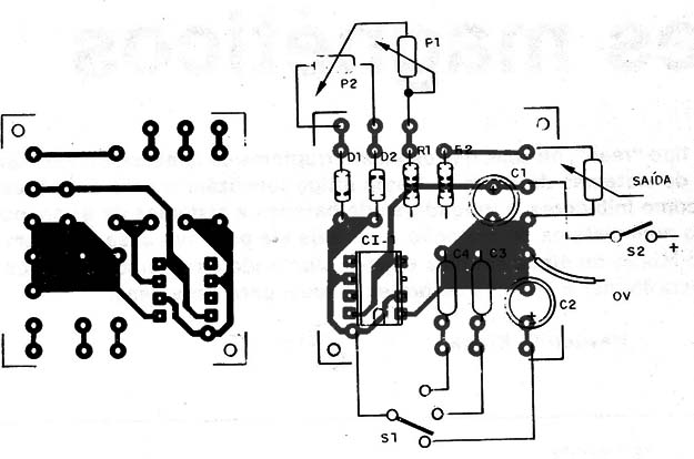 Figura 4 – Placa para a montagem
Figura 4 – Placa para a montagem