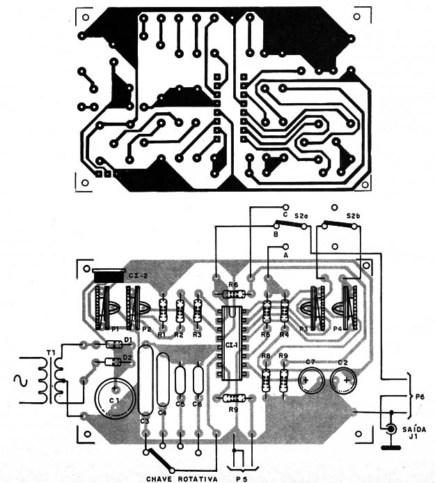 Figura 3 – Placa para a montagem
Figura 3 – Placa para a montagem
