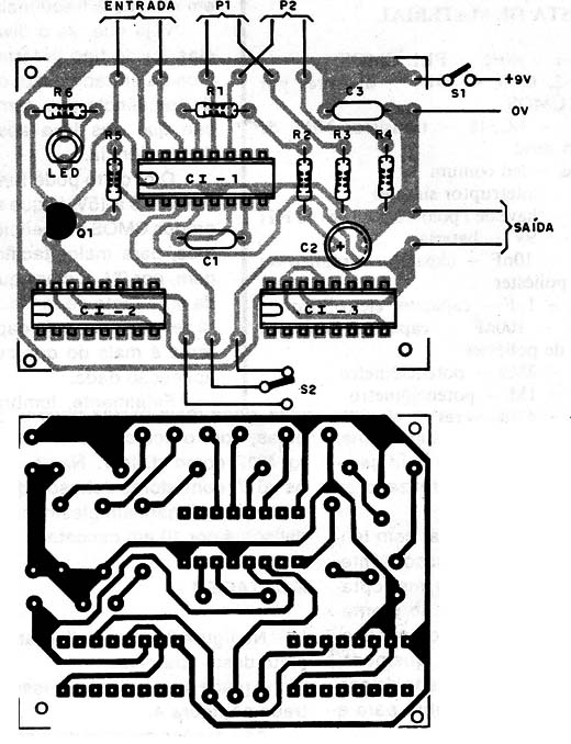 Figura 4 – Placa para a montagem
Figura 4 – Placa para a montagem