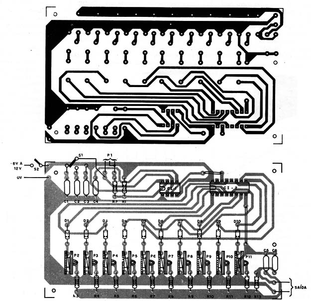 Figura 5 – Placa para a montagem
Figura 5 – Placa para a montagem
