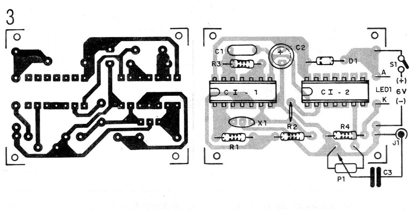 Figura 3 – Placa para a montagem
Figura 3 – Placa para a montagem