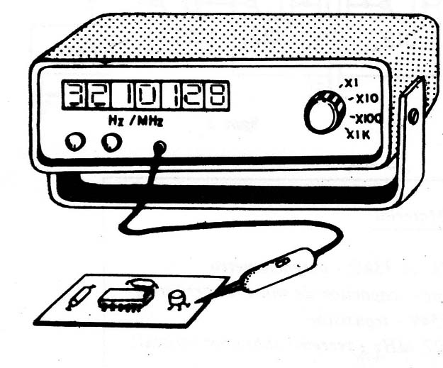 Figura 1 – Um frequencímetro de bancada
Figura 1 – Um frequencímetro de bancada