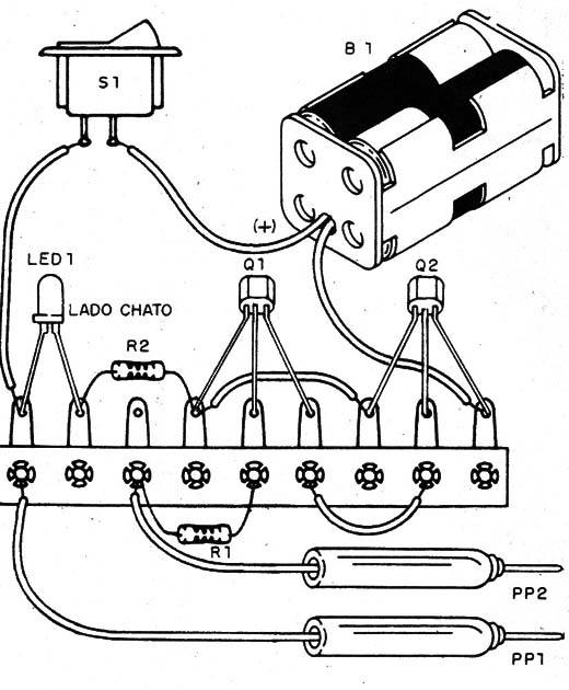    Figura 2 – Montagem em ponte de terminais
